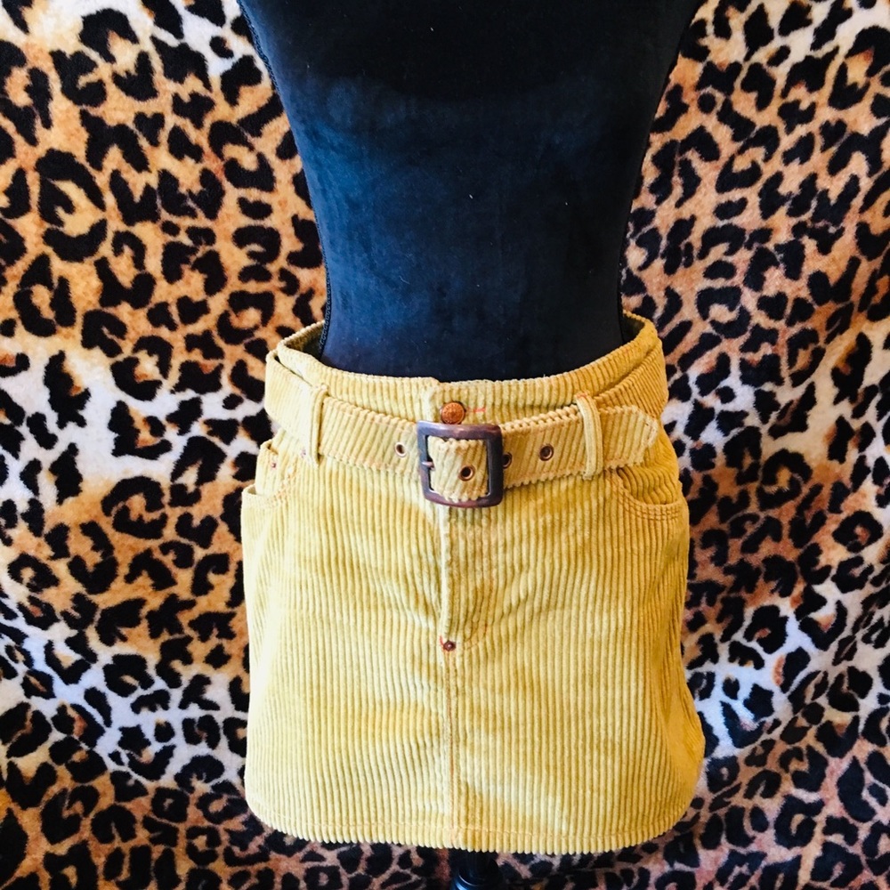 Jean Paul gautier mustard cord mini